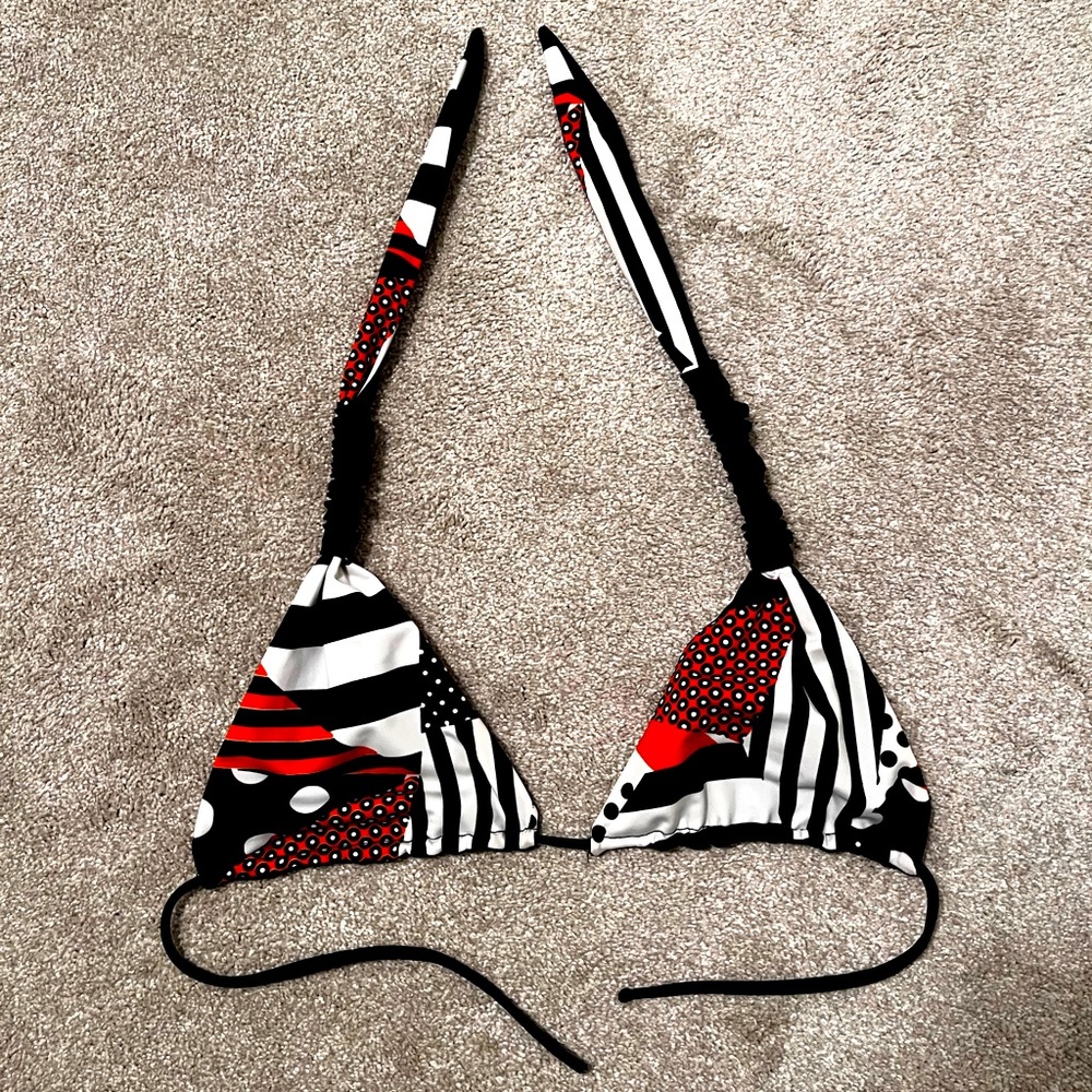 Brazilian cut bikini top, purchased in a bathing suit boutique in Florida.